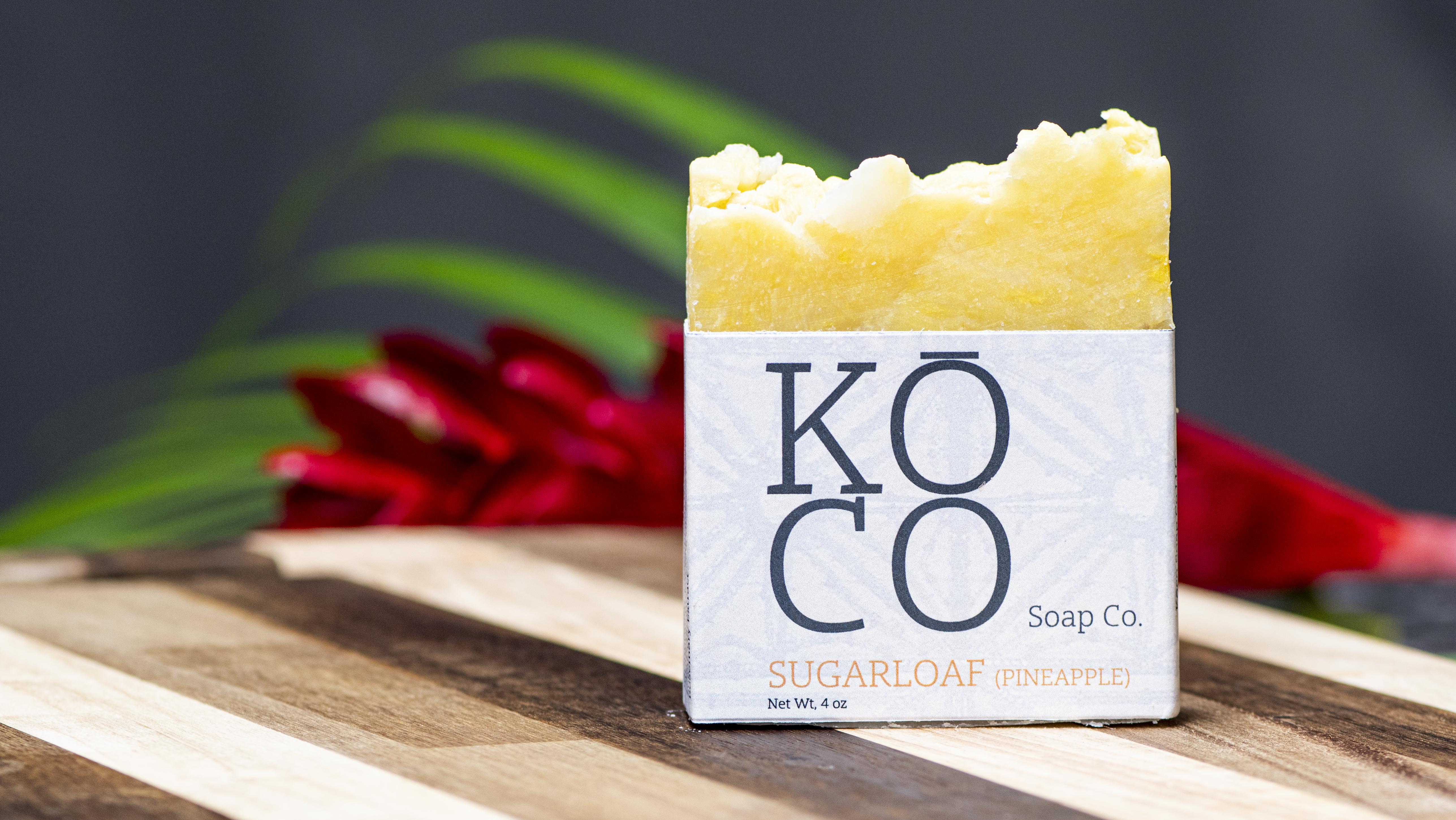 Sugarloaf (Pineapple) Soap 4 oz bar