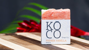 Papaya Vanilla 4 oz bar