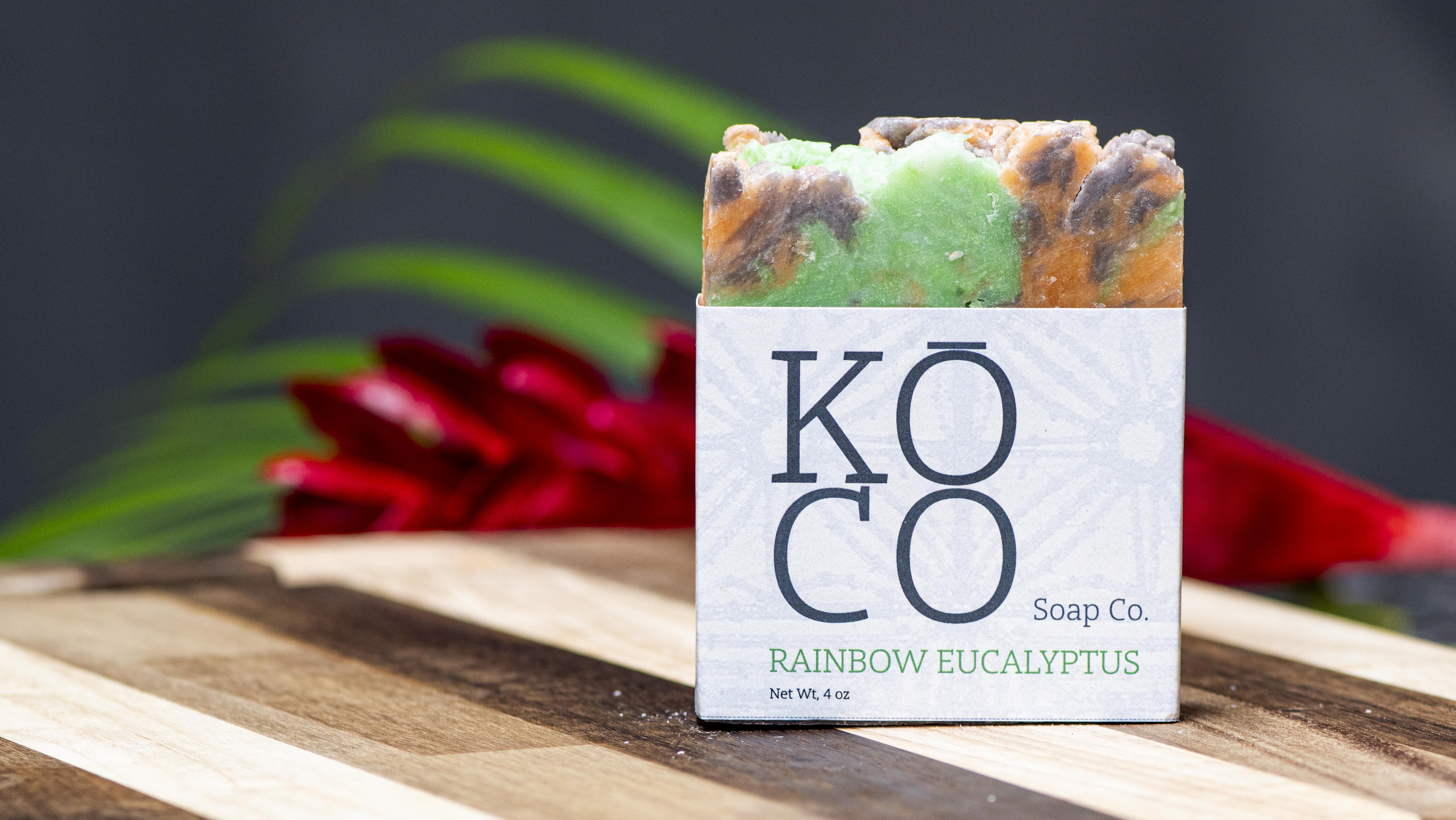 Rainbow Eucalyptus 4 oz Bar