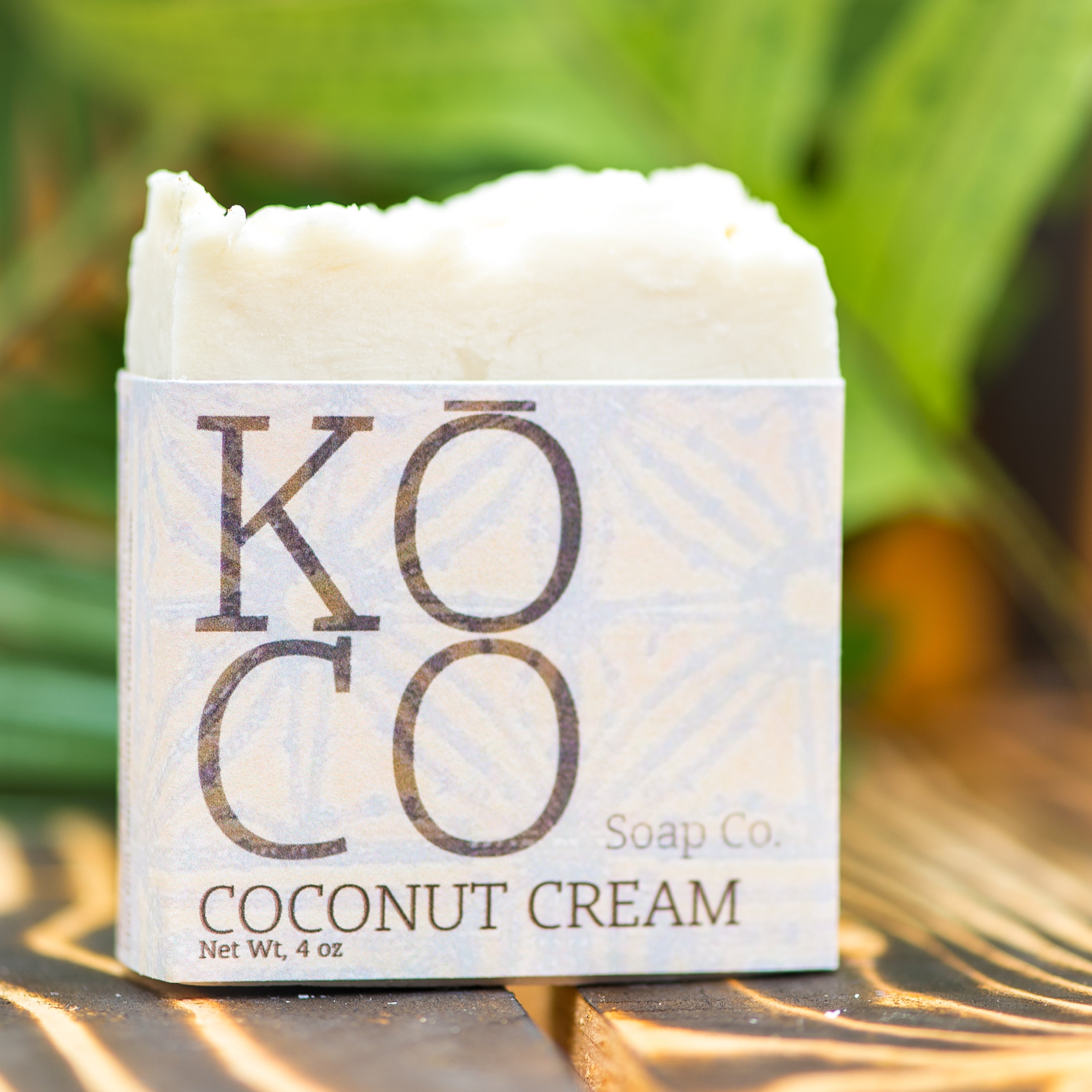 Koco Soap Co organic Kauai made soap scented with sweet coconut